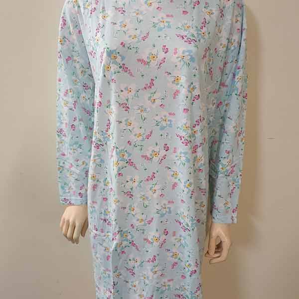Petal Back Nightie Short Sleeve Purple/Pink Butterfly Extra Large by Petal Back in Nightie and Night Shirts