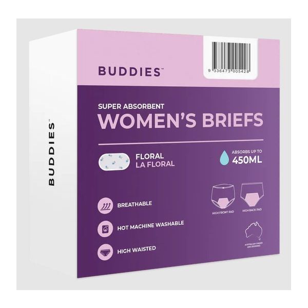 Buddies La Floral Womens Medium Pull Up Hip 85cm 450ml - Image 2