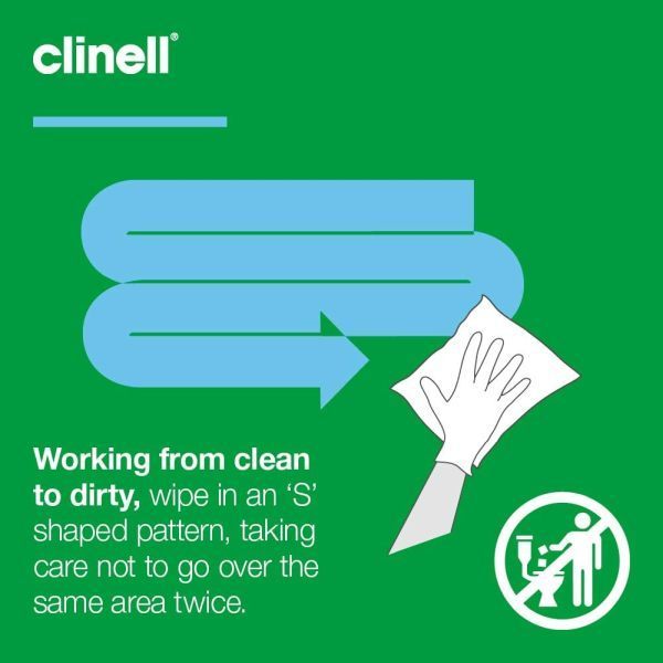 Clinell Universal Wipes Pack 40 - Image 3