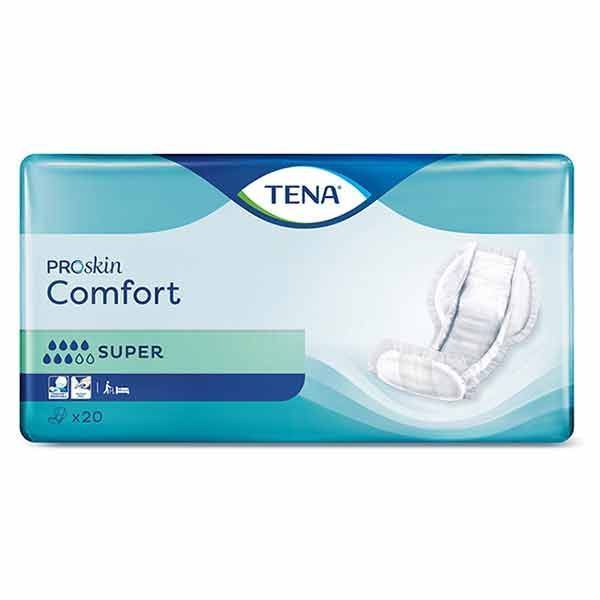 Tena Proskin Comfort Super Green 1750ml Pk20 by Tena in Anatomic Pads