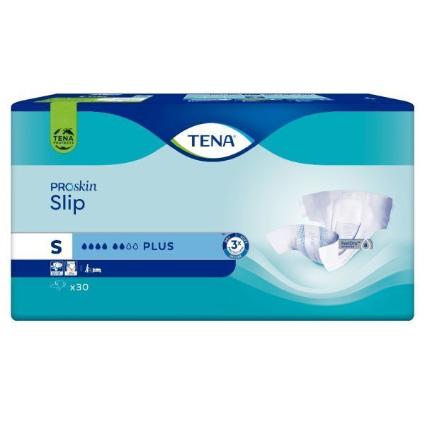 Tena Proskin Slip Plus Small 1650ml Pk30 by Tena in AllInOnes Small