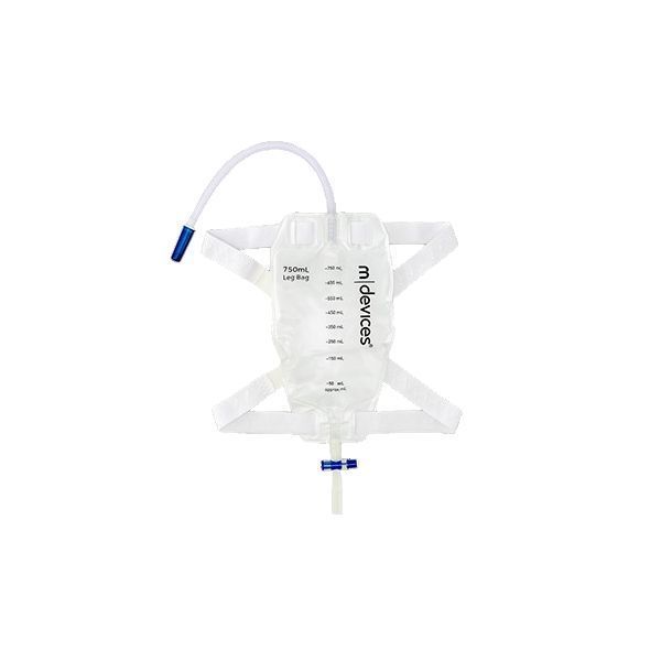 Multigate Leg Bag Sterile Non Return Valve 30cm Tube 750mL by Multigate in Leg_Bag 750ml