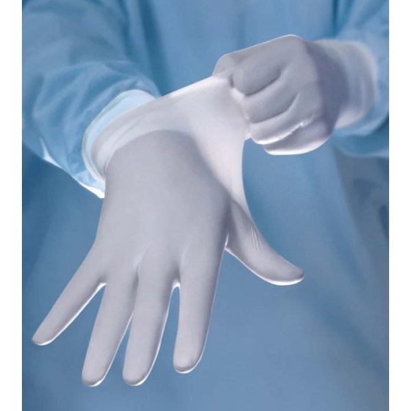 Curad 3G PF Vinyl Gloves L Box 100 - Image 3