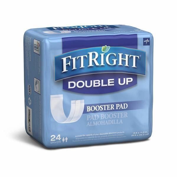 Fitright Double Up Booster Pad 9x29cm 450ml Pk24 by Fitright in Booster_Pads