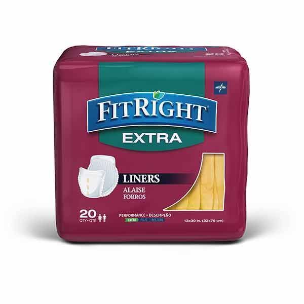FitRight Extra Liners 33x75cm 1275ml Ctn 80 by FitRight in Regular Pads