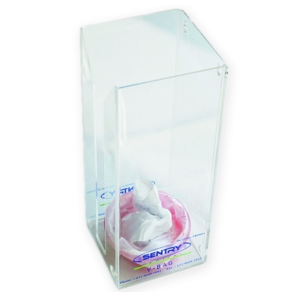 Sentry Medical Emesis Bag Acrylic Dispenser by Sentry Medical in Sickness Bags