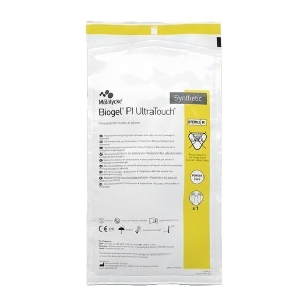 Biogel PI UltraTouch Latex Free Sterile powder free Glove Size 7.5 by Biogel in Sterile