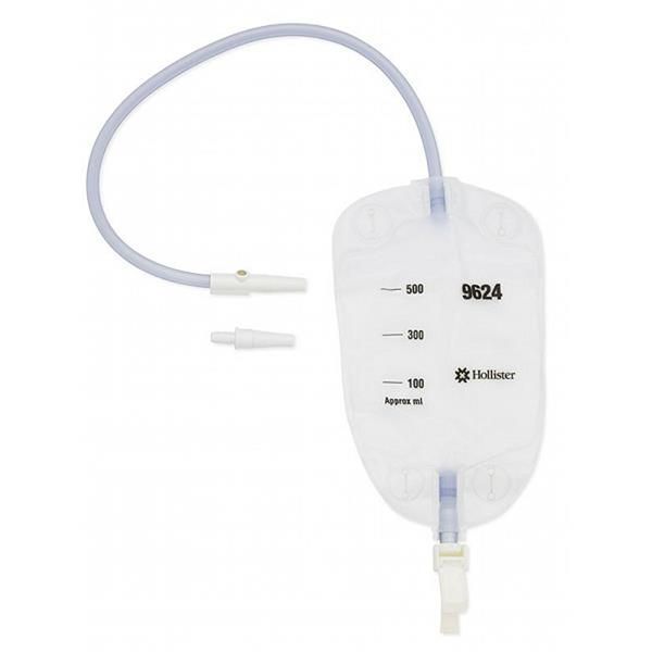 Hollister Leg Bag 500ml Sterile 50cm Tube L-Tap with Straps - Image 2