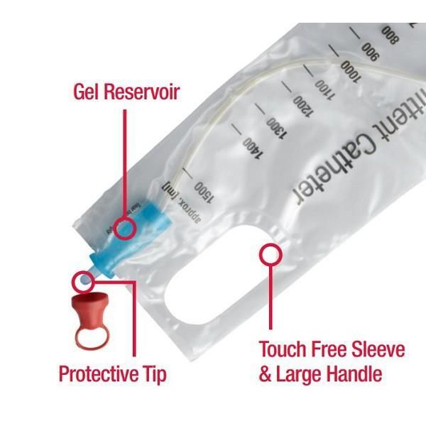 Advance Plus Closed System Catheter Tiemann Tip 40cm Male FG14 - Image 2