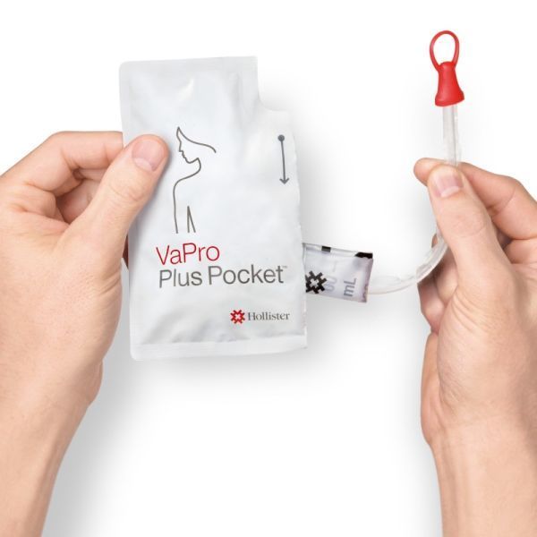 Image of VaPro Plus Pocket No Touch Catheter Closed System 40cm FG12 Box 30 by VaPro - medical product