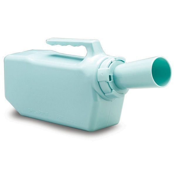 Image of Spil-Pruf Male Urinal Green 1000ml by CareQuip - medical product