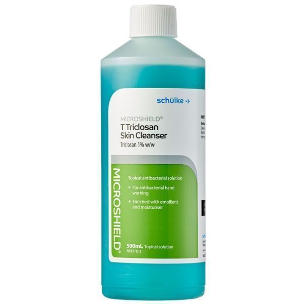 Microshield T Triclosan Skin Cleanser 500ml by Microshield in Cleansing Cleansers