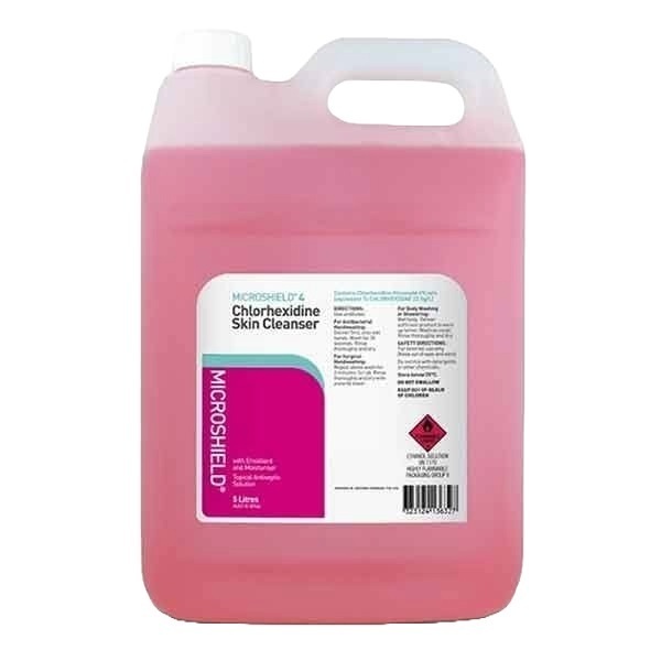 Microshield 4 Chlorhexidine Surgical Handwash 5Ltre by Microshield in Soaps and Washes