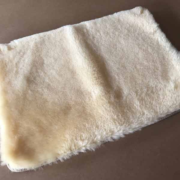 Sheepskin Wheelchair Seat Gold 36x51cm by Golden Fleece in Wheelchair