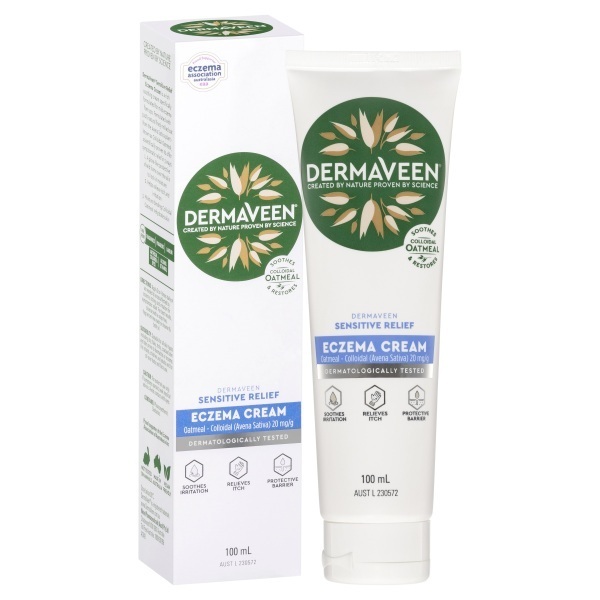 Dermaveen Sensitive Relief Eczema Cream 100ml - Image 2