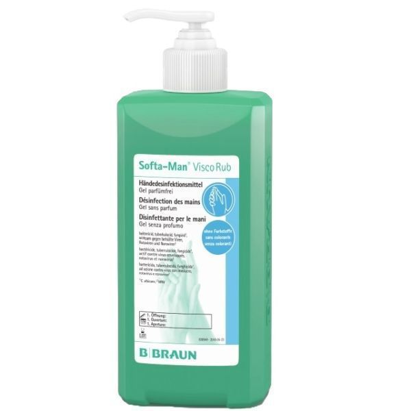 Softa-Man Viscorub Dispenser Pump Bottle 1000ml by Softa-Man in Hand Sanitiser 500ml - 2L