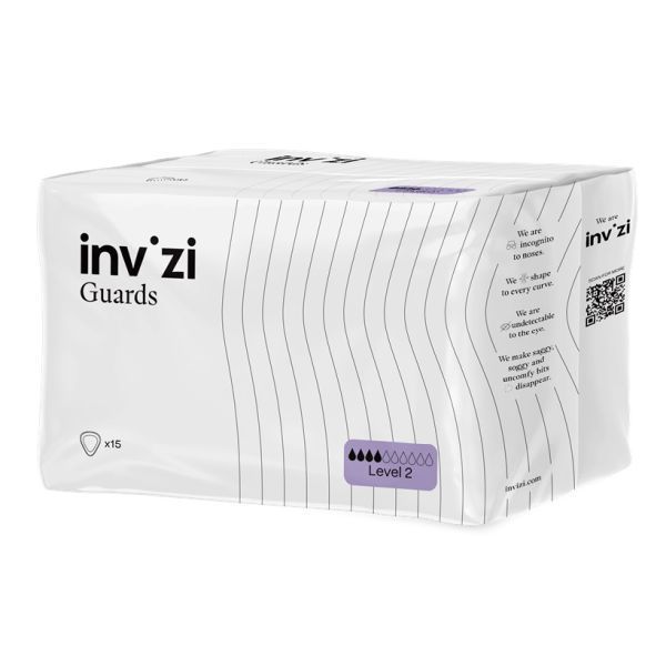 Invizi Guards Level 2 Pad 500ml Pk15 by ConfidenceClub in Male Pads