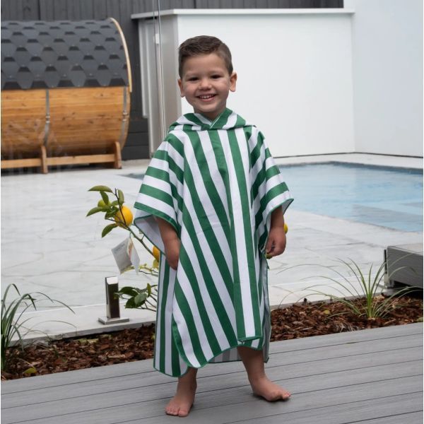 Staydry Kids Hooded Microfibre Towel Green by Staydry in Other Personal Protective Equipment