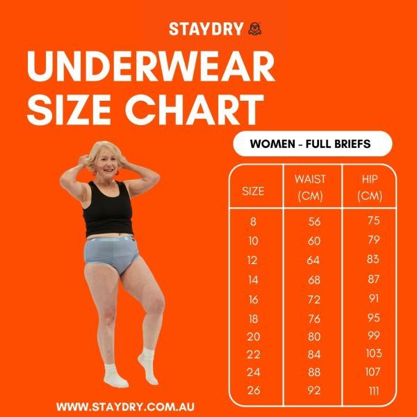 Staydry Ladies Full Brief Skin 400ml Size 18/2XL - Image 3
