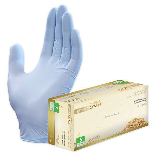 GloveOn COATS Nitrile Exam Gloves PF Small Box of 200 by GloveOn in Nitrile Non Sterile