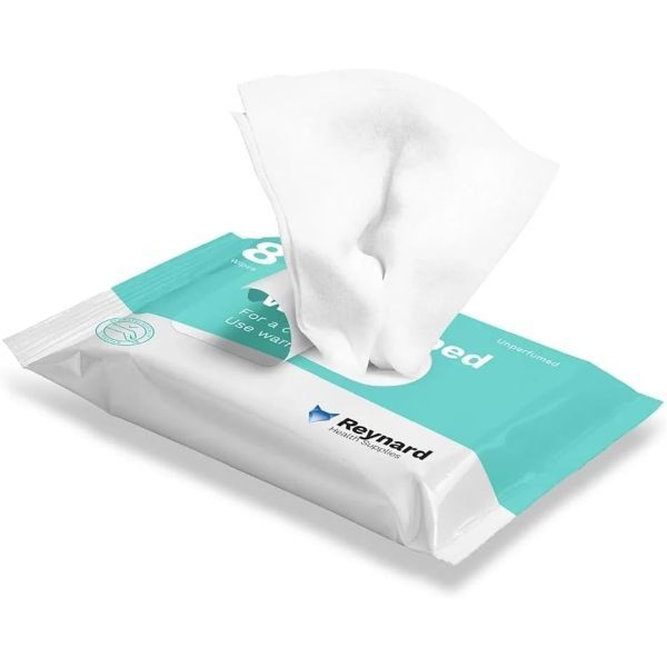 Reynard Bath in Bed Wipes 33x23cm Pack 8 - Image 3