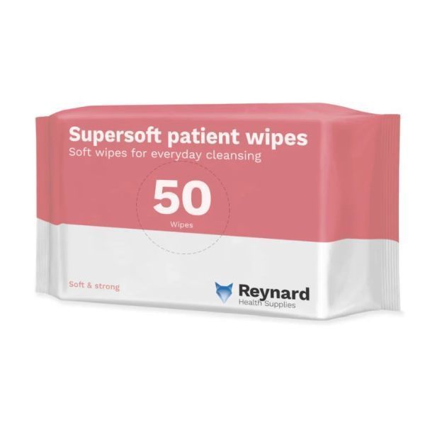 Reynard Super Soft Patient Wipes Box 50 by Reynard in Other Wipes