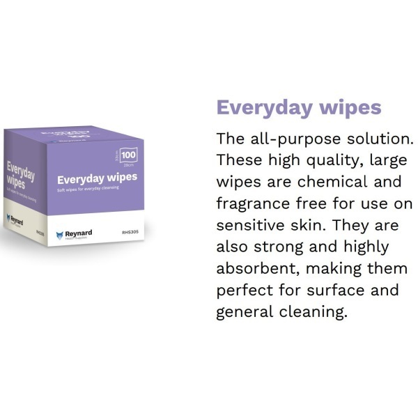 Reynard Everyday Wipes Box 100 - Image 2