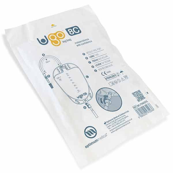 Ugo Community Leg Bag long-tube Lever Tap 750ml Box 10 - Image 2