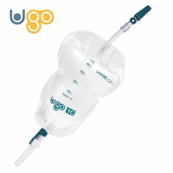 Ugo 1C Community Leg Bag Short Tube Lever Tap 500ml by Ugo in Leg_Bag 500ml