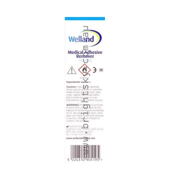 Welland Adhesive Remover Pump Spray 50ml - Image 2