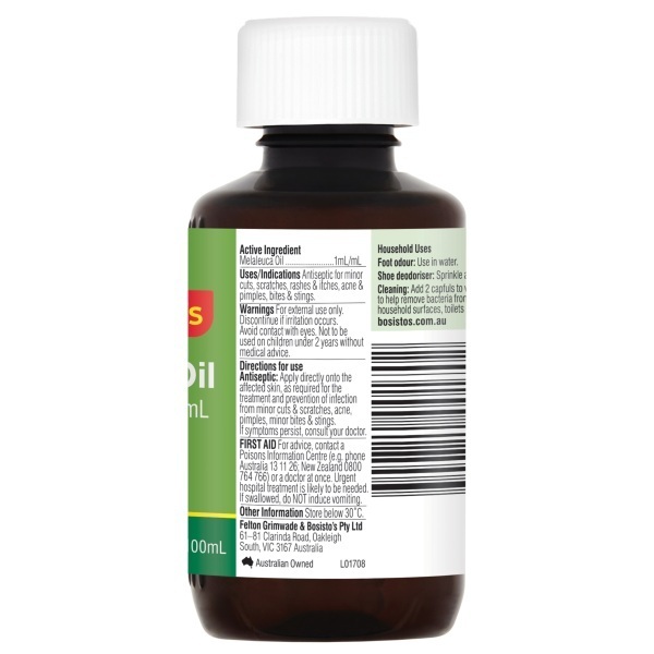 Bosistos Tea Tree Oil 100ml - Image 2