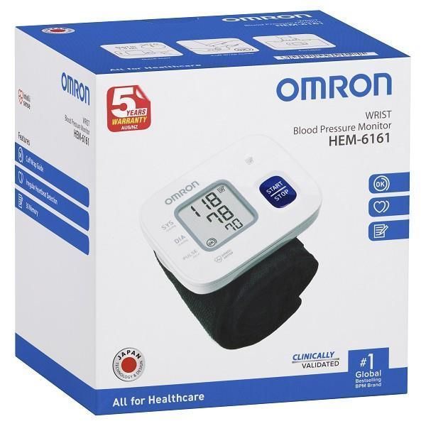 Omron HEM6161 Basic Wrist Blood Pressure Monitor by Omron in Blood Pressure Monitors