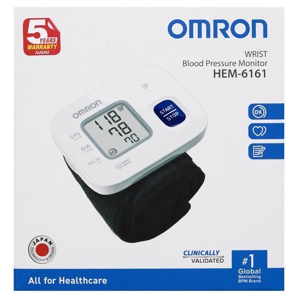 Omron HEM6161 Basic Wrist Blood Pressure Monitor - Image 3
