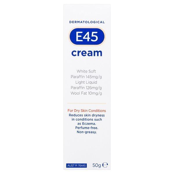 E45 Cream For Dry Skin Tube 50g by E45 in Moisturising Creams and Lotions