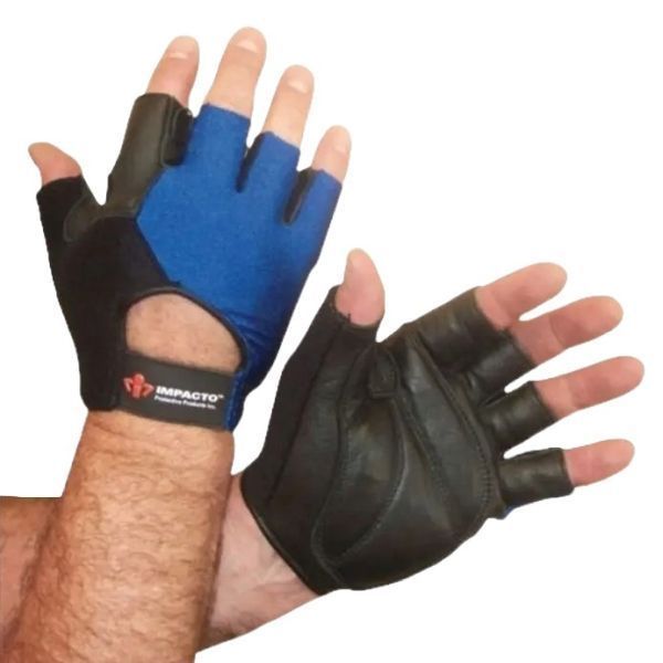 Impacto Sports and Wheelchair Gloves Half Finger Large Pair by Impacto in Wheelchair Accessories