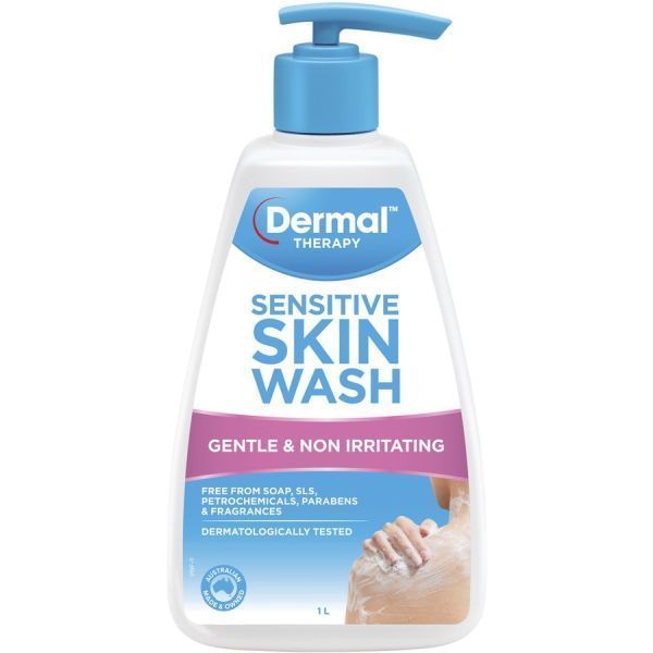 Dermal Therapy Sensitive Skin Wash 1L by Dermal Therapy in Soaps and Washes