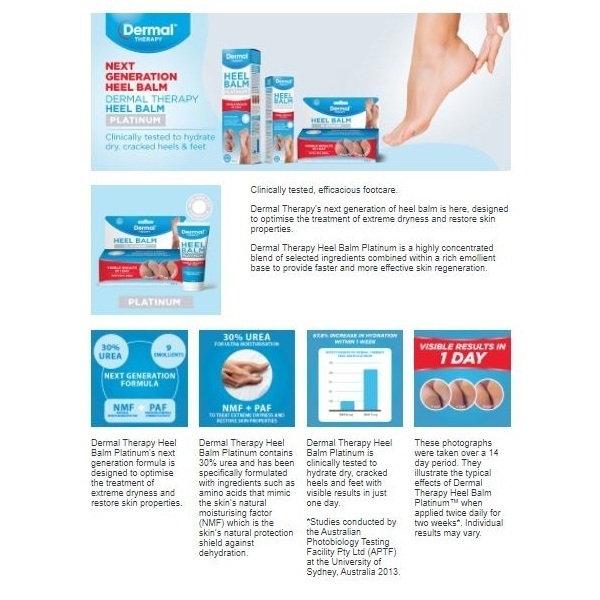 Dermal Therapy Heel Balm Platinum 125g - Image 4