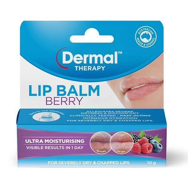 Dermal Therapy Lip Balm Berry 10g - Image 2