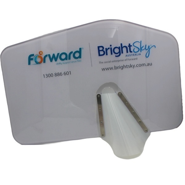 Slider With Cut-out Size A 645x360mm Blue by The Slider in Slider_Boards