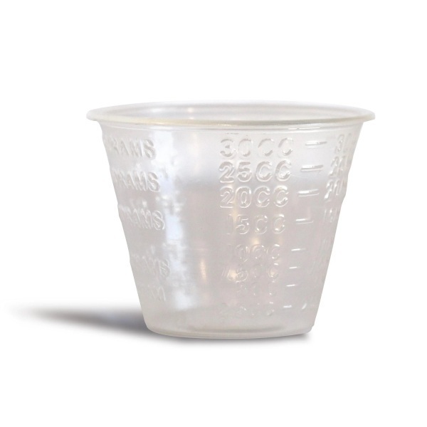 Graduated Medicine Cup 30ml Pack 100 by Bare Medical in Other Daily Living