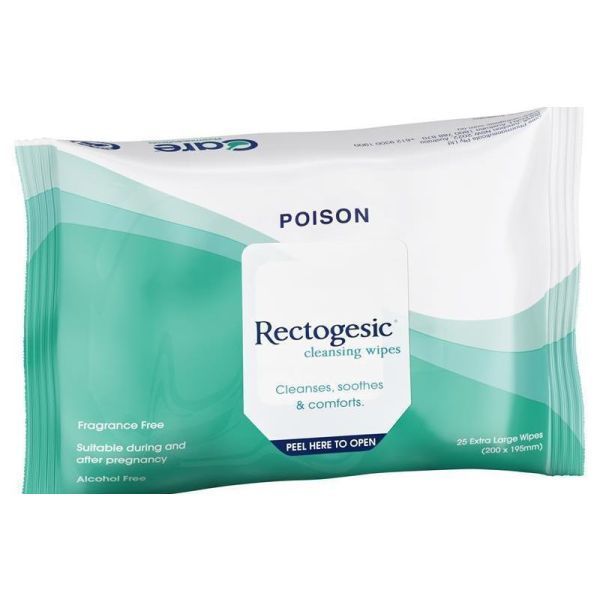 Rectogesic Rectogesic Cleansing Wipes Pk25 product image for SEO and accessibility