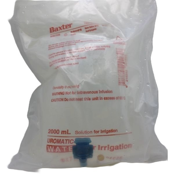 Baxter Health Products Water For Irrigation 2000ml Plasic Bag product image for SEO and accessibility
