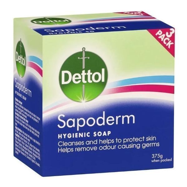 Dettol Dettol Sapoderm Hygienic Soap Pack 3 product image for SEO and accessibility