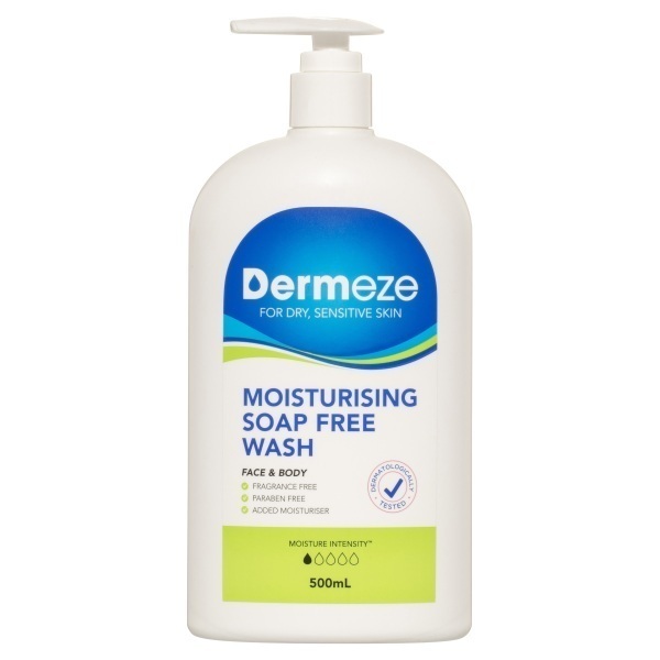 Dermeze Dermeze Moisturising Soap Free Wash 500ml product image for SEO and accessibility