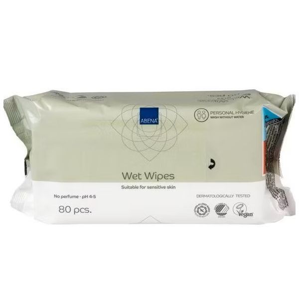 Abena Wet Wipes 18X20cm Pack 80 - Image 2