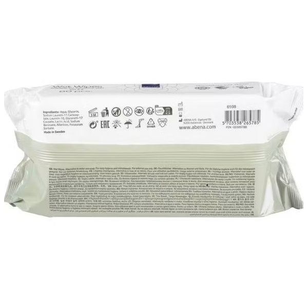 Abena Wet Wipes 18X20cm Pack 80 - Image 3
