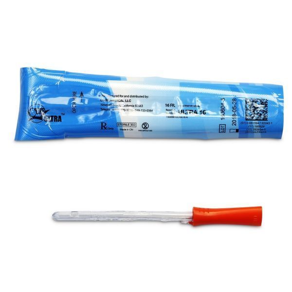 Image of Cure Catheter Ultra Pre Lubricated Female FG16 Box 30 by Cure