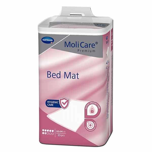 Image of MoliCare Premium Bed Mat 60x90cm 7 Drops 1200ml Pk25 by MoliCare