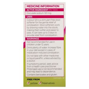 Colosoxl Coloxyl Tablets 120mg 100 Tabs - BrightSky Australia