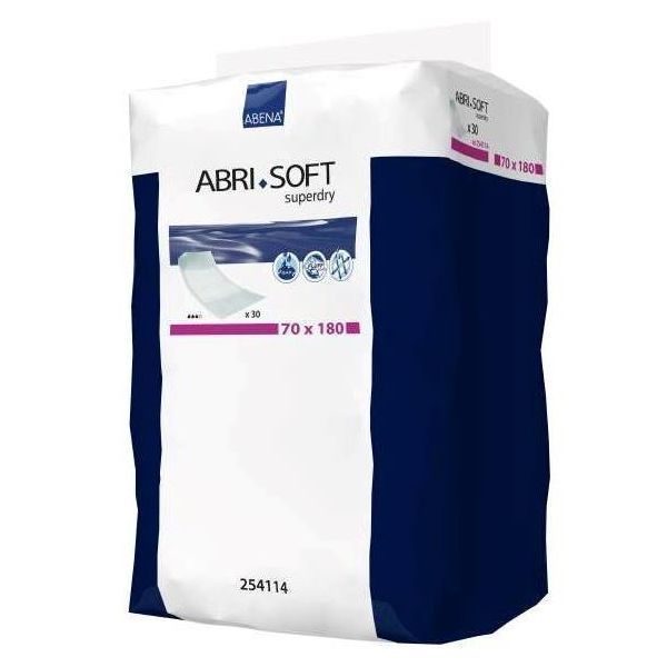 Image of Abri-Soft SuperDry Underpad 70x180cm 1750ml with Tuckins Carton 60 by Abri-Soft